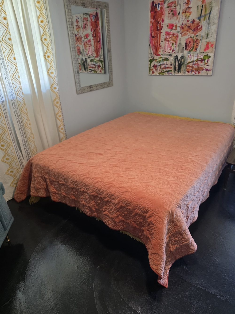 Opalhouse Coral Quilted Comforter with Subtle Texture